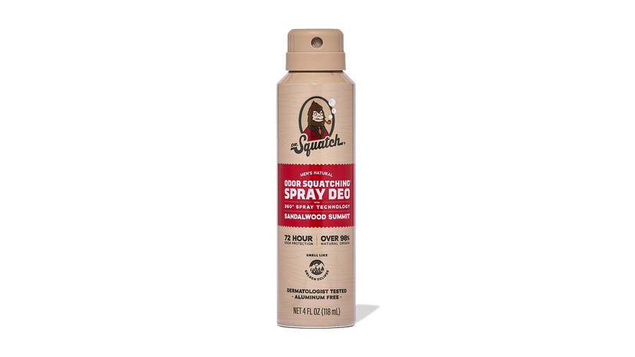 Sandalwood Summit Spray Deodorant - Travel Fresh Shield