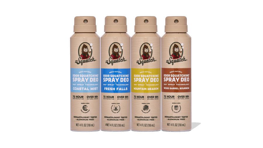 Spray Deodorant 4-Pack - Easy Pack