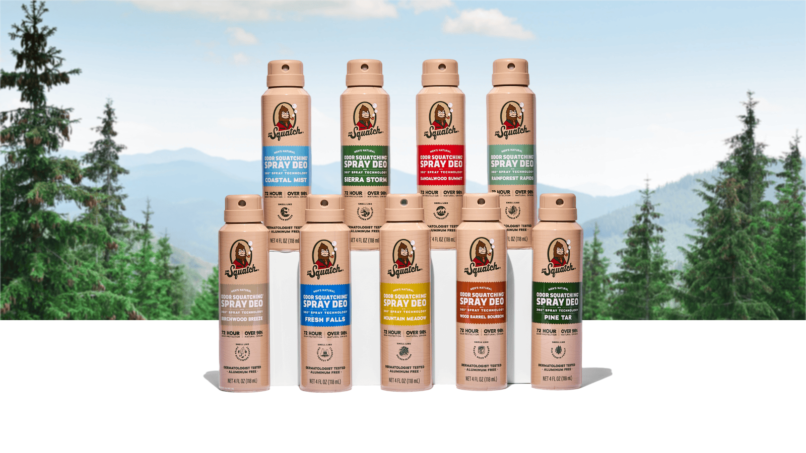 Spray Deodorant 4-Pack - Collector Pick