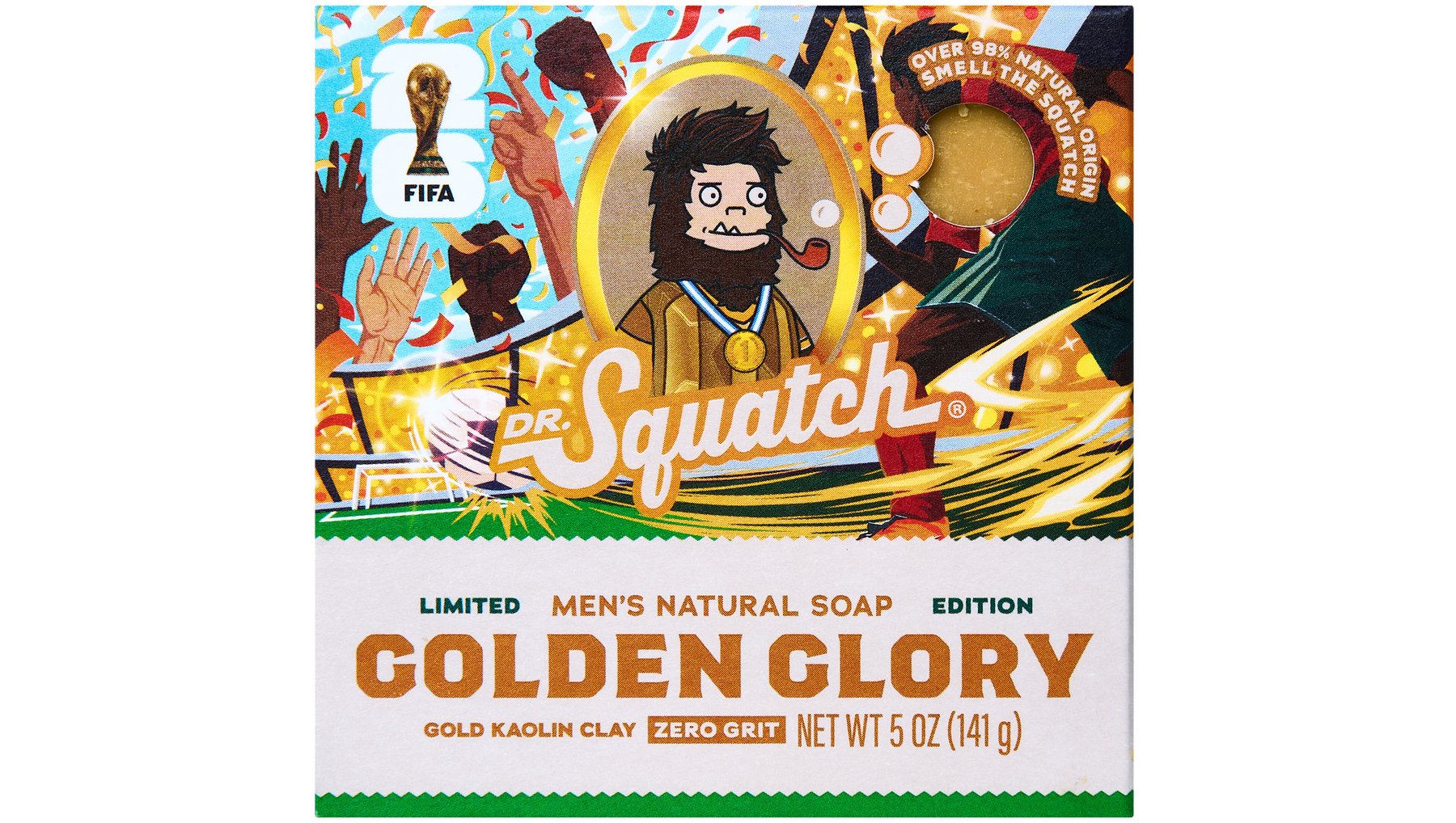 FIFA Golden Glory 3-Pack Bar Soap Bundle - Travel Collector Pack